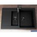 Кухонна мийка зі штучного каменю LAPAS black shine