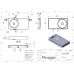 Умивальник із штучного каменю LOOP 800 L