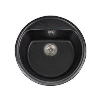 Кухонна мийка зі штучного каменю MALIBU black shine