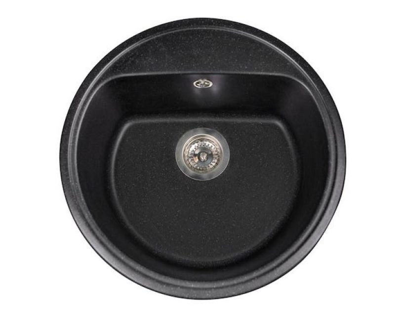 Кухонна мийка зі штучного каменю MALIBU black shine