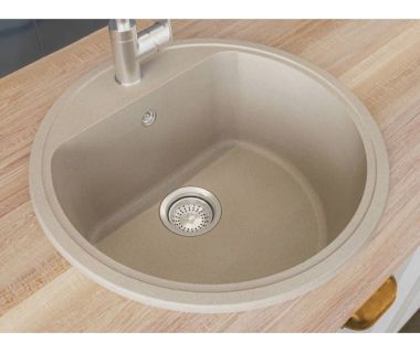 Кухонна мийка із штучного каменю MALIBU sand