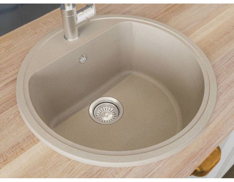 Кухонна мийка із штучного каменю MALIBU sand