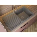Кухонная мойка из искусственного камня ORLEAN gray