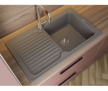 Кухонна мийка із штучного каменю ORLEAN gray