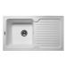 Кухонна мийка зі штучного каменю ORLEAN white