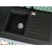 Кухонна мийка із штучного каменю VERSAL black shine