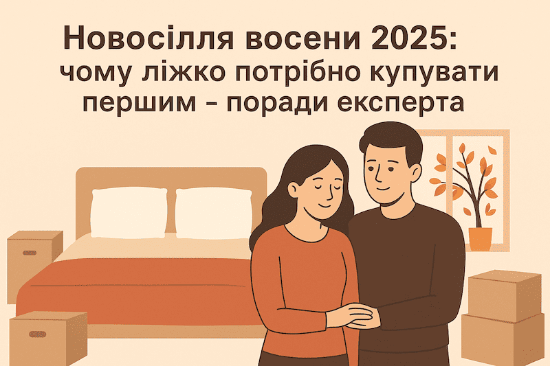 Купить двуспальную кровать первой новоселье осенью 2025